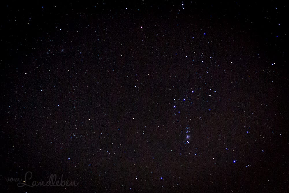 Sternenhimmel: Orion