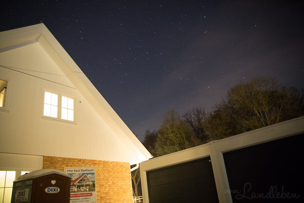 Sternenhimmel über unserem Danhaus