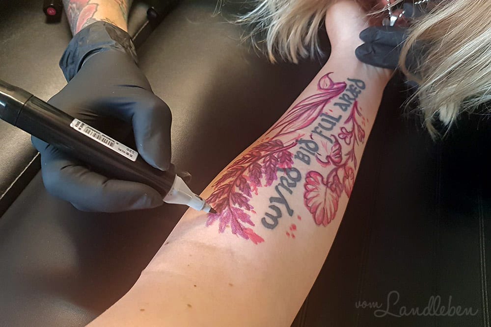 Tattoo - Vorzeichnen