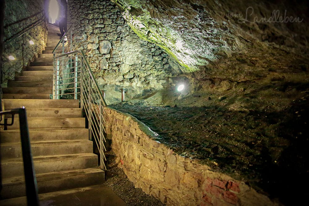 Tunnel zur Felsenkirche in Idar-Oberstein