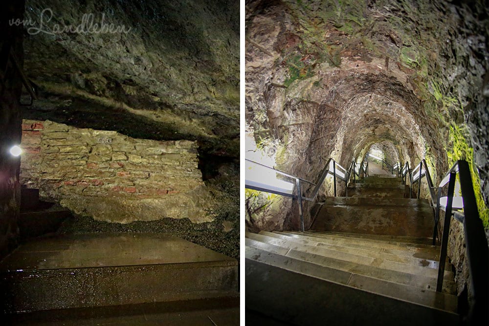 Tunnel zur Felsenkirche in Idar-Oberstein