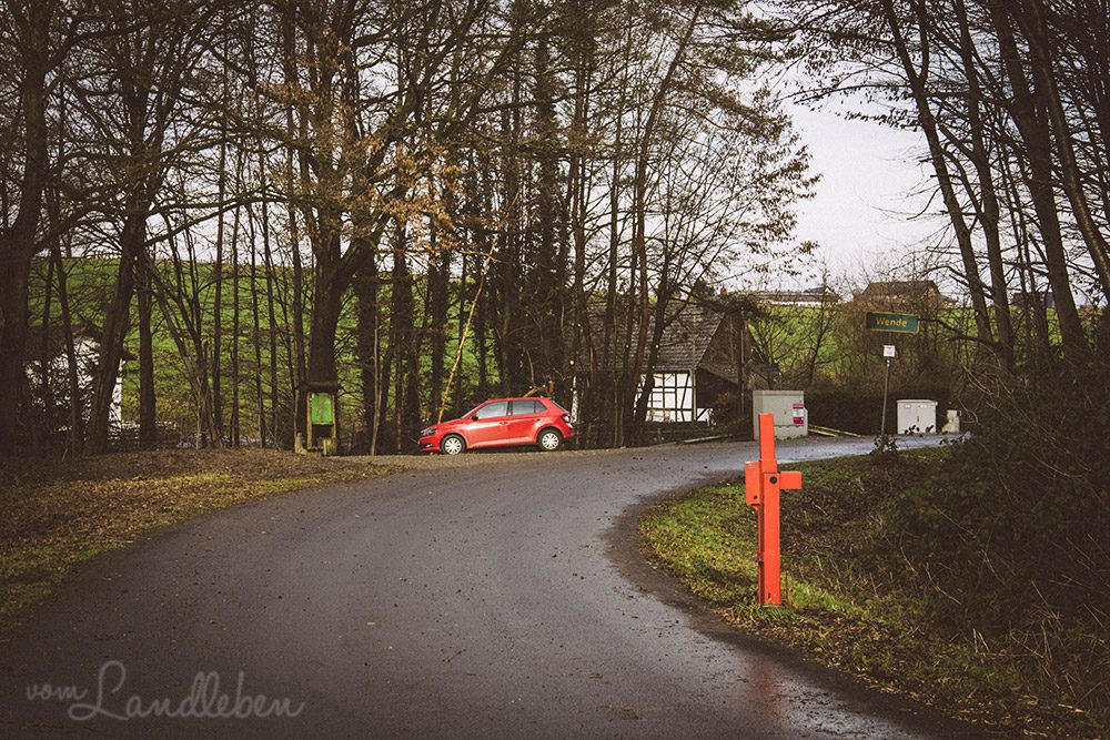 Wanderparkplatz in Wende