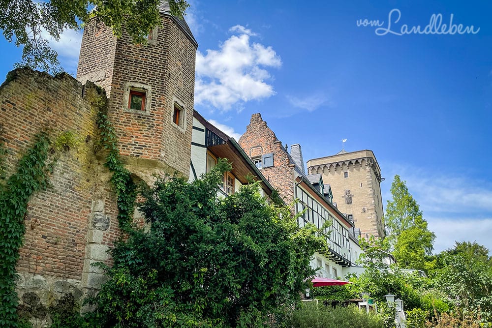 Pfefferbüchse und Rheintor in Zons