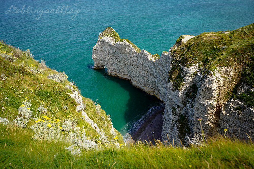 Steilküste in Étretat