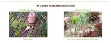 Layout: Blättern in Kategorien