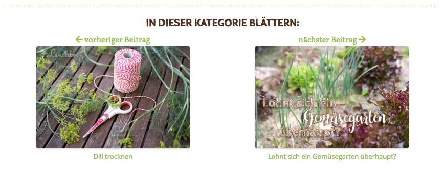 Layout: Blättern in Kategorien