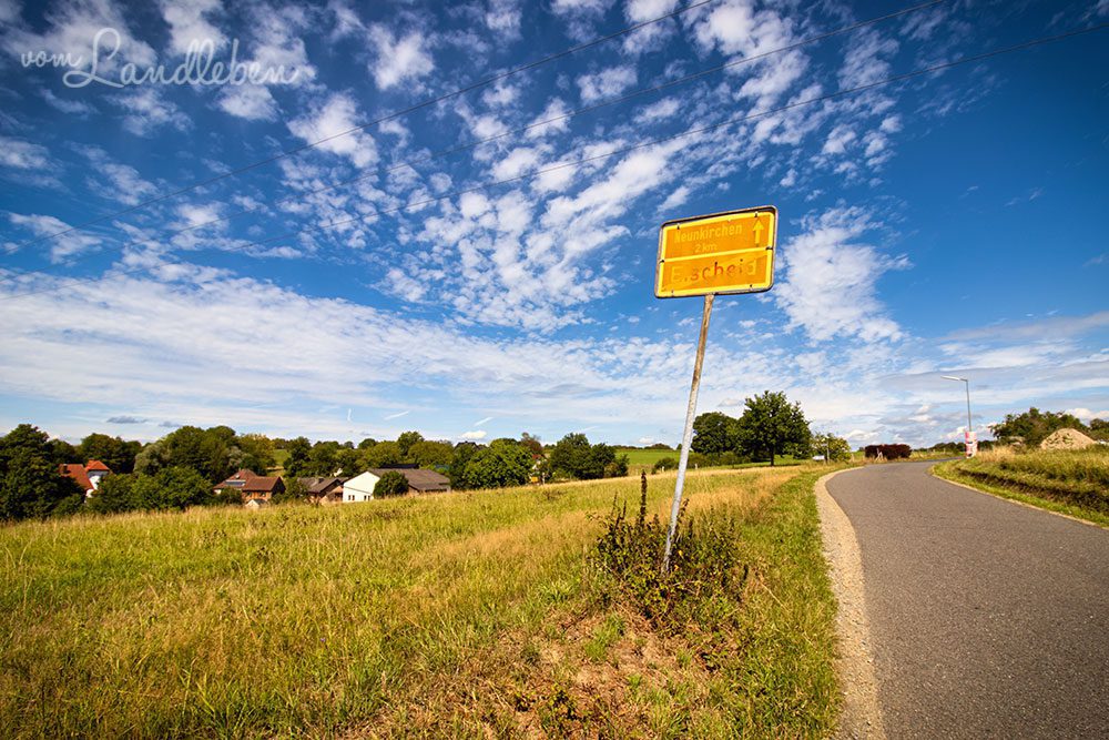Ortsschild Eischeid