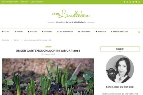 Screenshot – vom-landleben.de Februar 2018