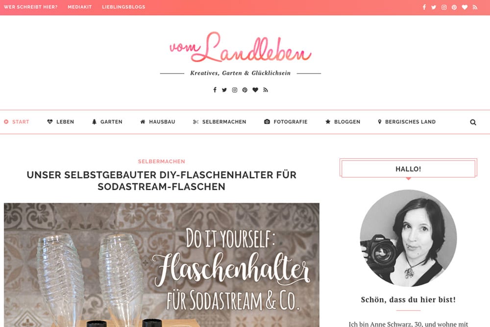 Screenshot – vom-landleben.de bis Februar 2018