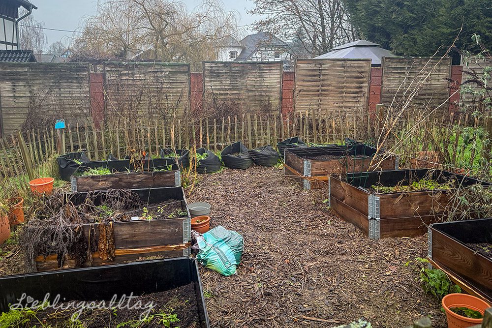 Bauerngarten im Januar 2026