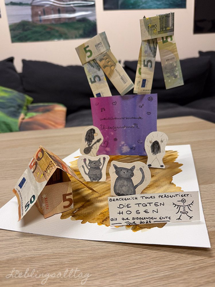 Gebasteltes Geburtstagsgeschenk