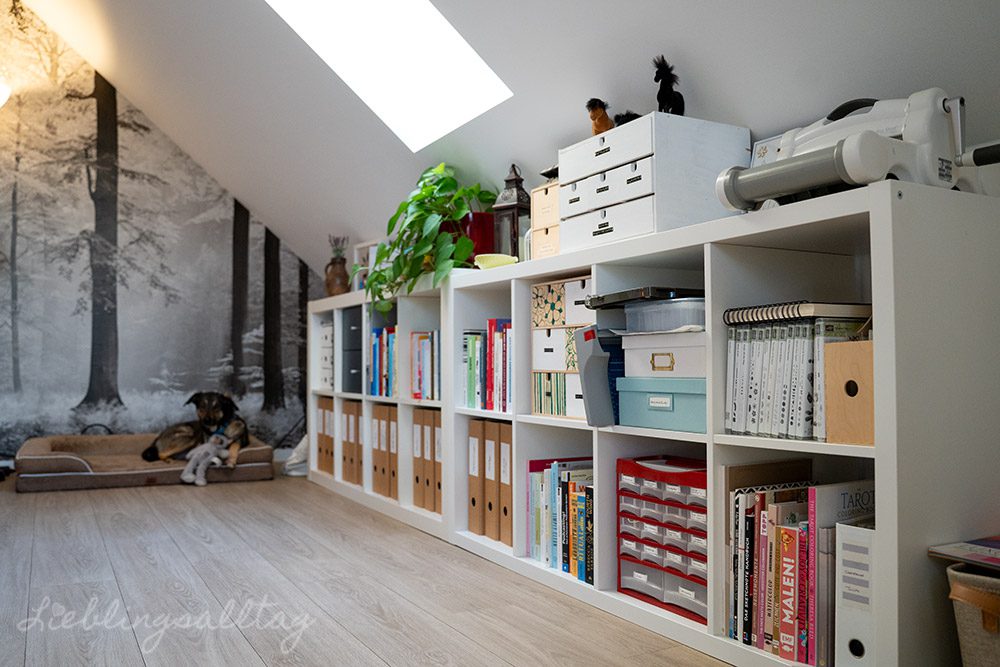 Arbeitszimmer nach dem Umräumen