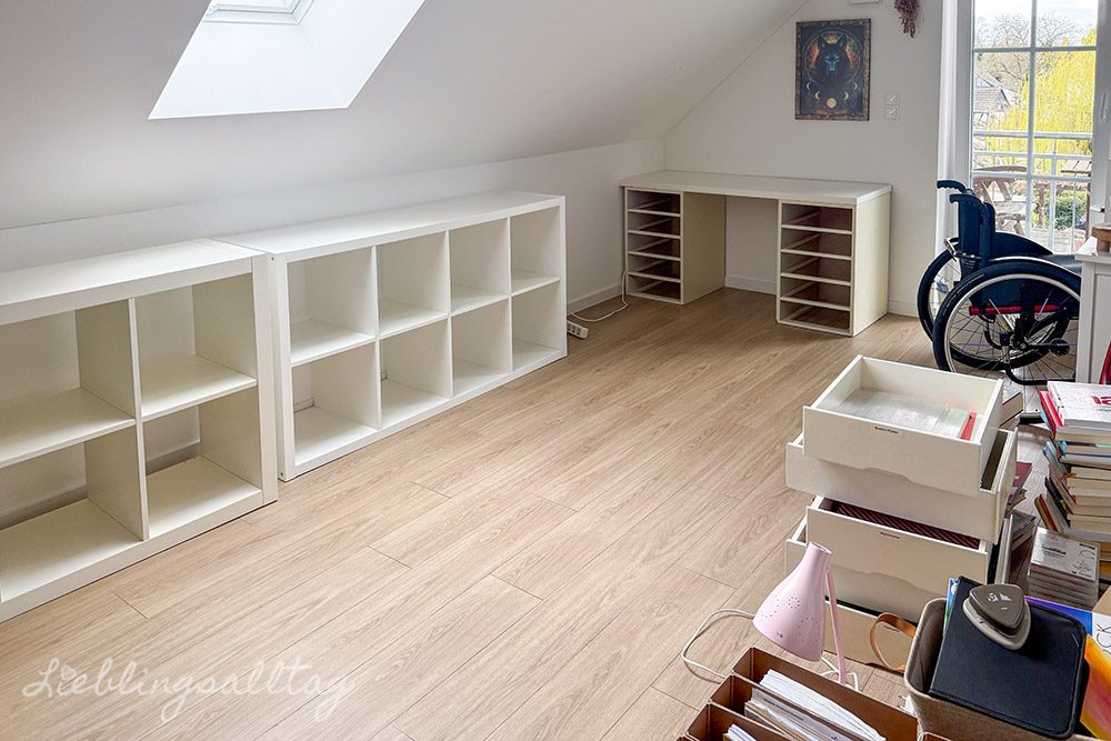 Arbeitszimmer umräumen