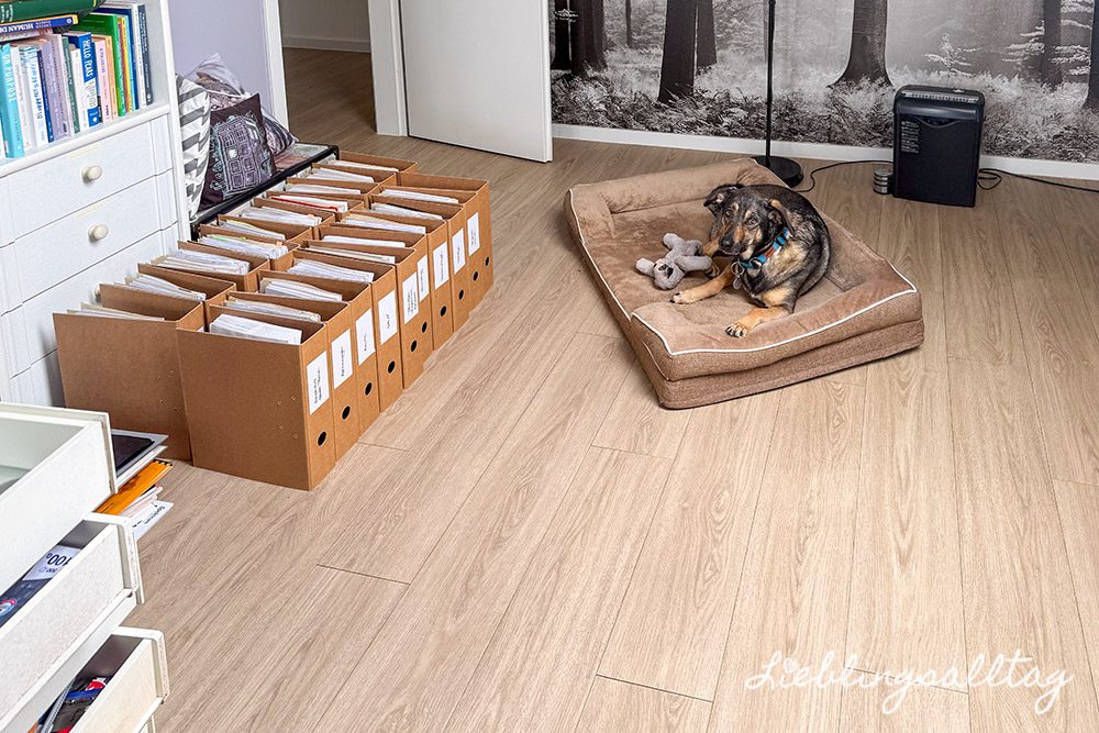 Arbeitszimmer umräumen