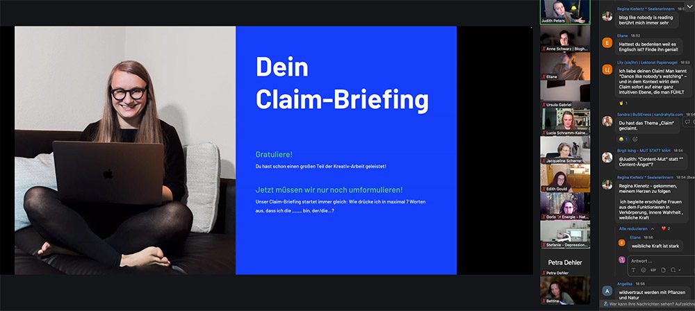 Claim-Workshop – 12 von 12 im März 2026