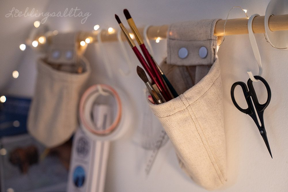 Kreativbereich im Arbeitszimmer