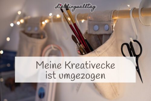 Meine Kreativecke ist umgezogen