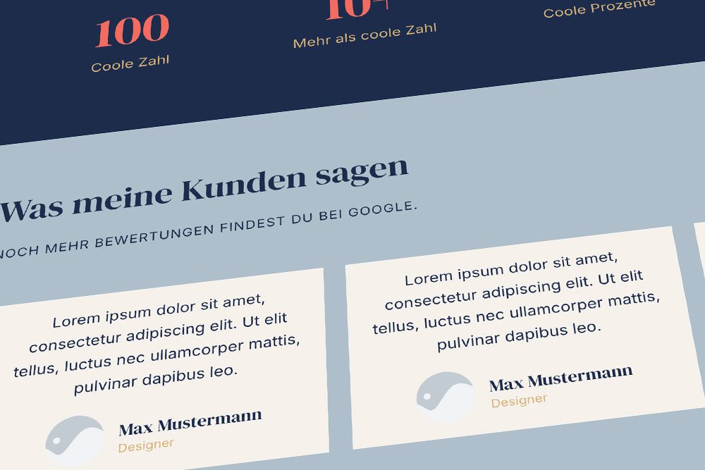 Screenshot Kundenprojekt