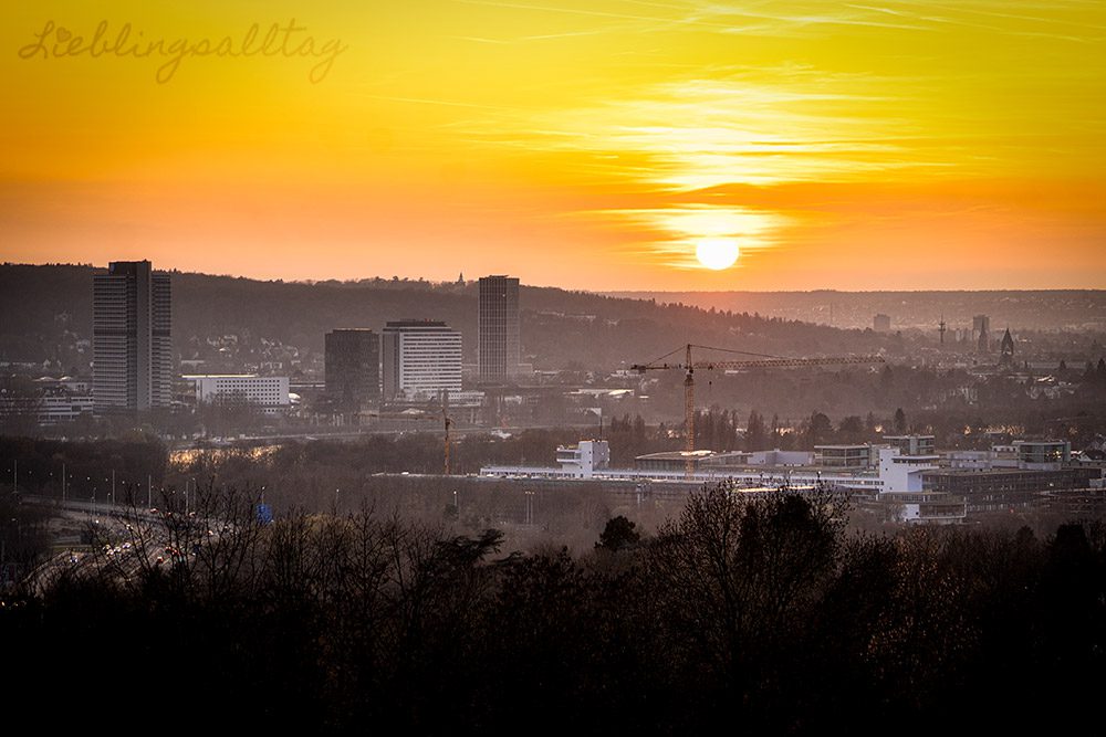 Sonnenuntergang über Bonn