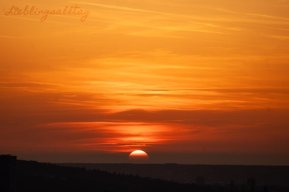 Sonnenuntergang über Bonn