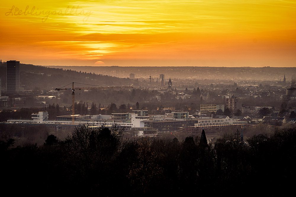 Sonnenuntergang über Bonn