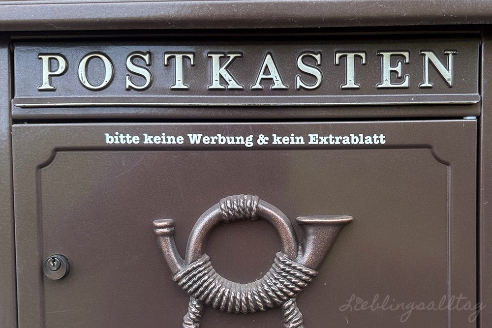 Briefkasten beplotten