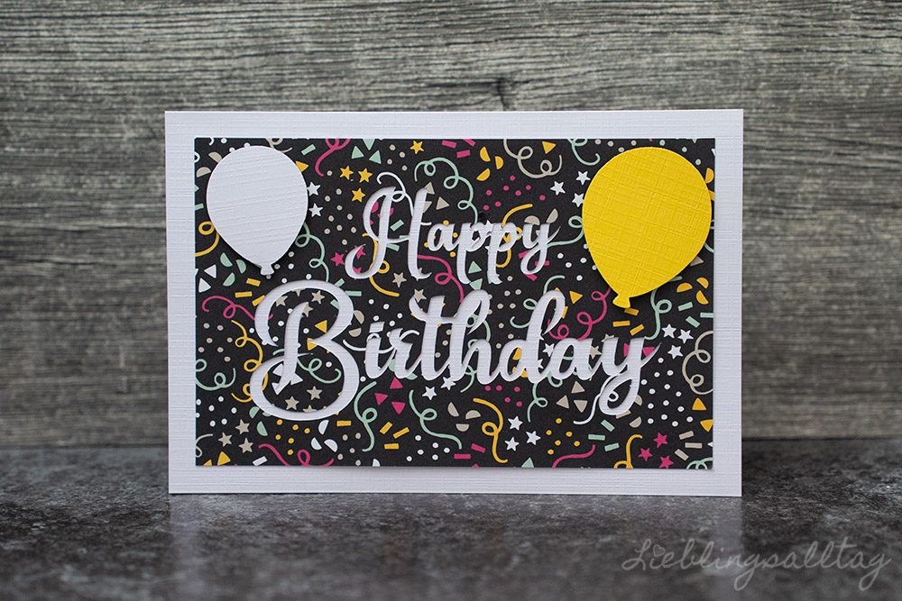 Geburtstagskarte plotten