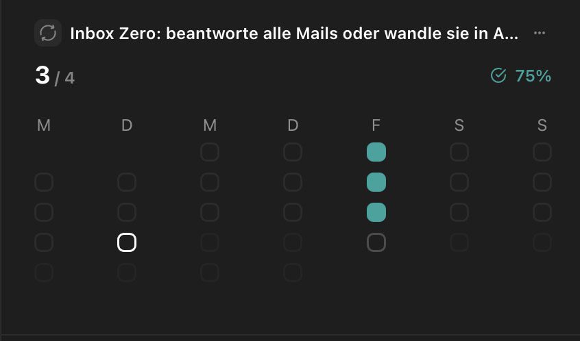 Habit Tracker in Griply