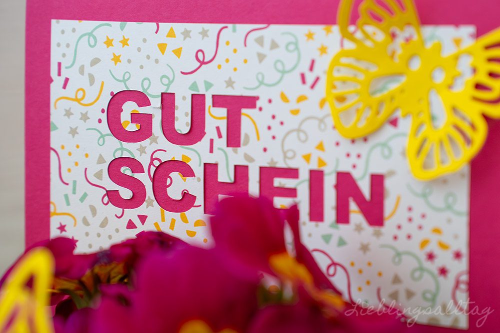 Geburtstagskarte plotten