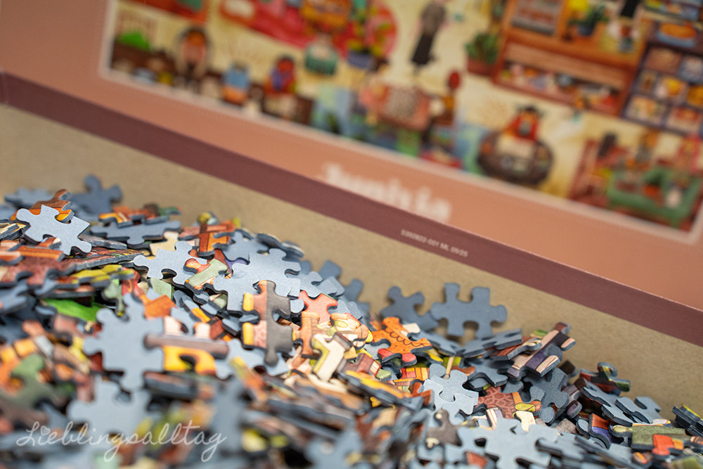 Puzzle von Junivia: Büchercafé