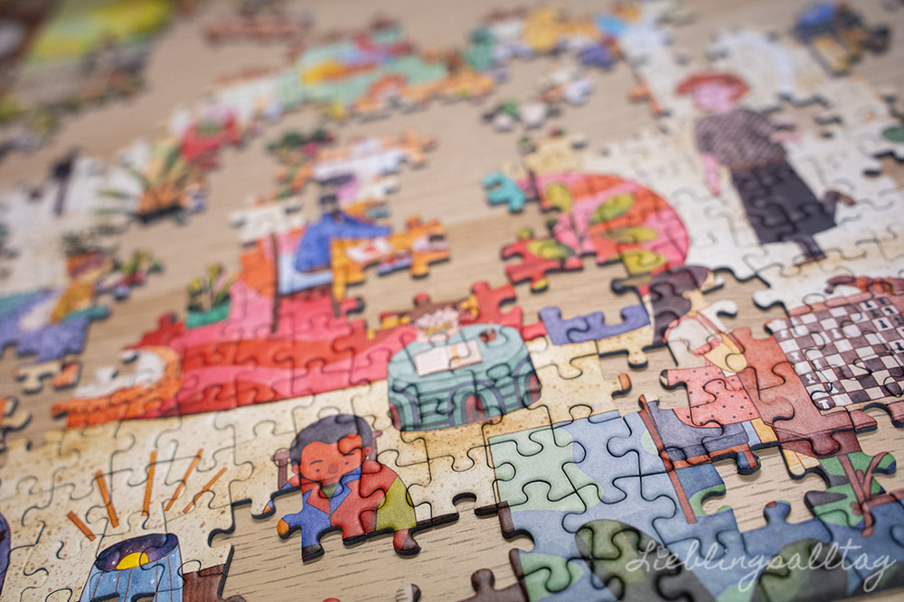 Puzzle von Junivia: Büchercafé