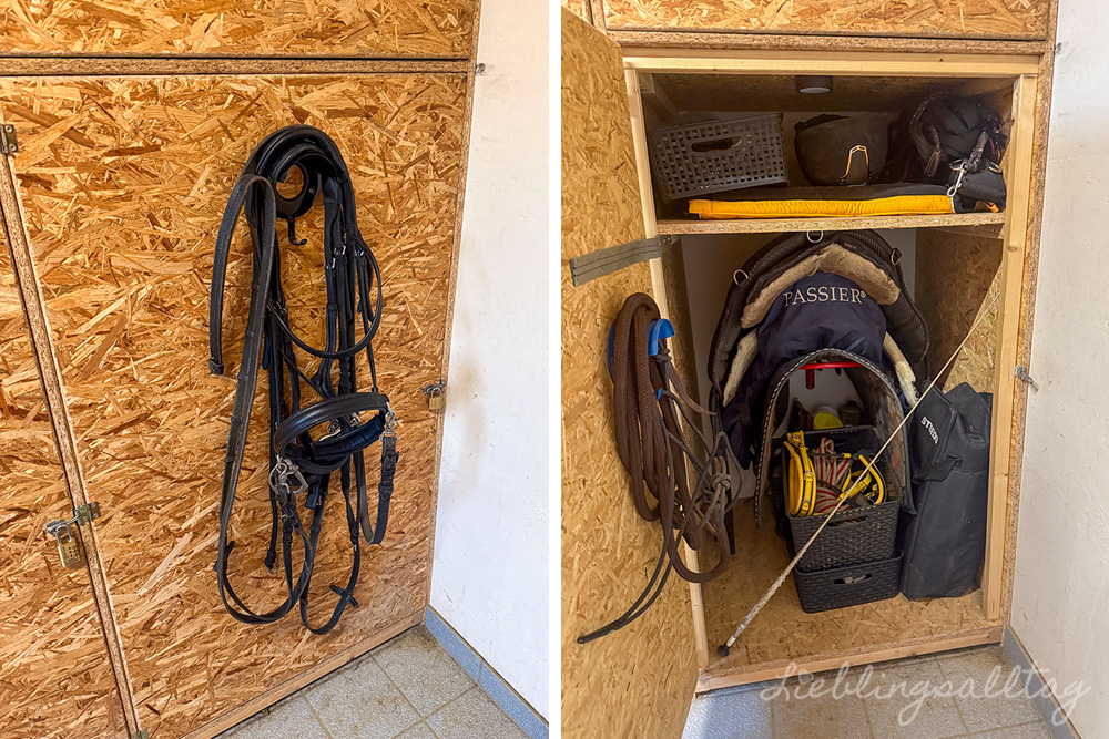 Schrank im neuen Stall